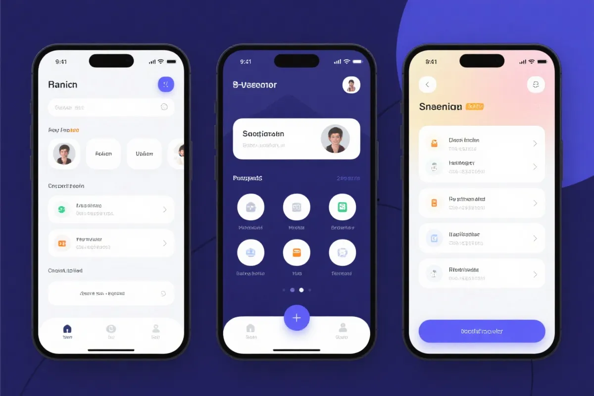 APP界面预览示意图