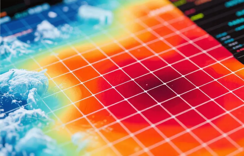Cold and Hot Numbers Heatmap